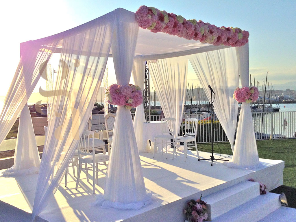 Houppa mariage Cannes - Wedding planner