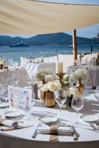 Wedding planner Côte d'Azur | Décoration mariage Saint Tropez