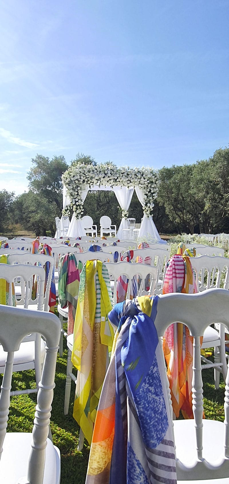 La houppa en voilage pour un mariage romantique